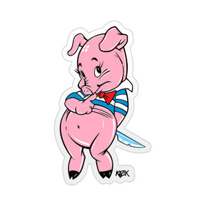 Piggums sticker by Frank Kozik